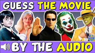 Guess The "MOVIE BY THE AUDIO" QUIZ! 🎬 🔉| CHALLENGE/ TRIVIA