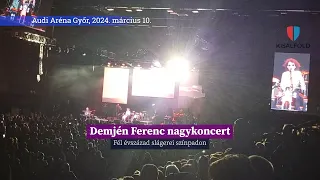 Jégszívtől a Szerelemvonatig - Íme, a győri Demjén-koncert legjobb pillanatai