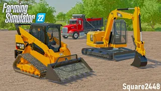 BIG JOB! | Clearing Land For NEW House! | FS22 Landscaping