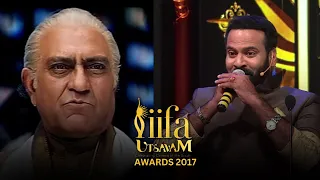 അവൻ ടോം ഇനാക്ട്സ് അംരീഷ് പുരി ആണ് | Tini Tom enacts Amrish Puri | IIFA Utsavam 2017