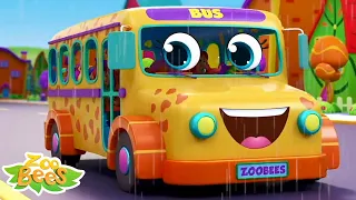 Roues sur le bus + 3d Vidéos et Poèmes pour enfants