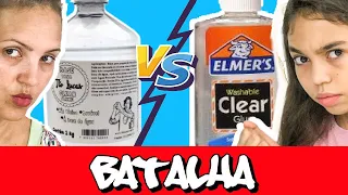 SUPER BATALHA DE CLEAR SLIME - ELMERS VS TIO LUCAS - ENTÃO ROBERTA?