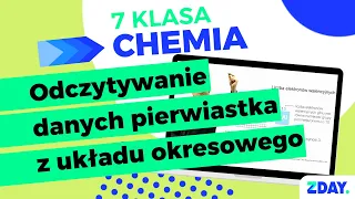 Odczytywanie danych pierwiastka z układu okresowego | Chemia 7 klasa