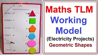 Geometric Shapes Math's TLM Working Model for B.Ed | craftpiller @howtofunda