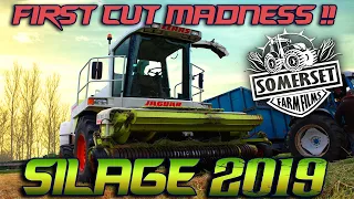 SILAGE 2019 FIRST CUT MADNESS  with Jon Sealey and Sons Ltd