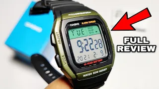 Casio Watch ( W-96H-3ADVF) Full Review | Time & Date Settings, Alarm, Stopwatch, Dual Time, Features