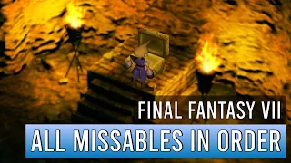 All Major Missables in Final Fantasy 7 in order (PS1 / 1997 Original)