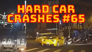 HARD CAR CRASHES | WRECKED CARS | FATAL ACCIDENT | CREEPY CAR CRASHES - COMPILATION #65