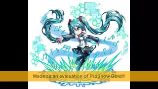 Hand in Hand Instrumental - Hatsune Miku Collaboration - Brave Frontier Vortex BGM 2015