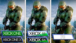 Halo Infinite | Xbox One S/X - Xbox Series S/X - PC |  Campaign Graphics Comparison & FPS
