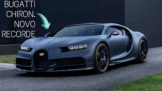 INSANO! OLHA A VELOCIDADE DESSE BUGATTI CHIRON (BATEU RECORDE)