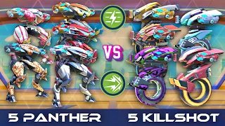5 Panther vs 5 Killshot - CPC, DeathMatch Gamemode - Mech Arena