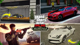GTA 5 Online The Criminal Enterprises DLC UNRELEASED CARS, PROPERTIES, UFOs & MORE! (ALL DRIPFEED)