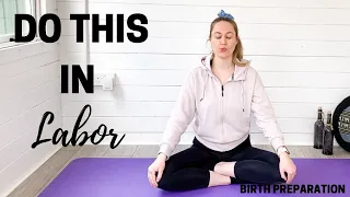 THE BREATHING EXERCISE YOU NEED TO KNOW FOR LABOR | How To Breathe In Labor | LEMon Yoga