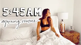 MY 5:45 AM MORNING ROUTINE (yes, its a struggle)