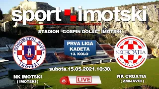 NK Imotski - NK Croatia Zmijavci (Prva liga kadeta 13. kolo)