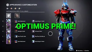 Destiny 2 Fashion - Optimus Prime!...🤖