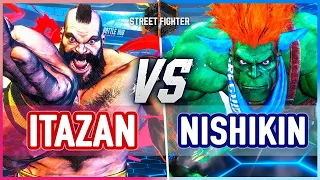 SF6 🔥 Itazan (Zangief) vs Nishikin (Blanka) 🔥 Street Fighter 6