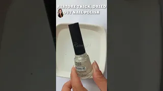 Hot Water Trick On How to Restore Thick, Dried Out Nail Polish at Home 2021 #Shorts