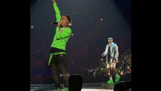 Bad bunny ft lil pump Gucci Gang remix en vivo X100pre tour Miami 2019 (Completo)