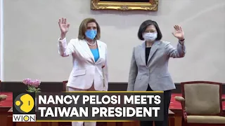 US House speaker Nancy Pelosi lands in Taiwan despite Chinese warnings, meets Taiwan President