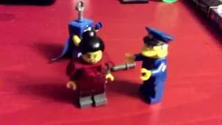 Stop motion!! Lego arrested