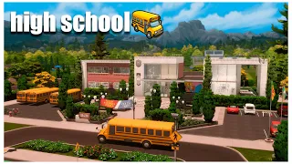 Старшая школа | The Sims 4 | Симс 4 Строительство | NoCC