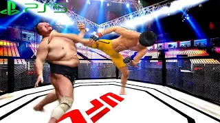 Bruce Lee vs King Sumo( EA Sports UFC 4 ) wwe mma