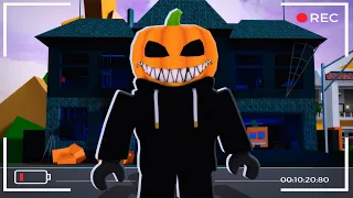 THE PUMPKIN KILLER in Roblox Brookhaven 🏡RP (Halloween Story)