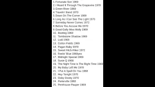 My 25 Most Favorite CCR Songs