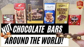 CHOCOLATE BARS - Hazelnut - TASTE TEST COMPARISON | Is this the Best Nut Chocolate Bar in the World?