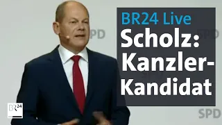 BR24Live: Scholz soll für SPD als Kanzlerkandidat antreten | BR24