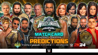 WWE WrestleMania 40 - Early Card [v6]