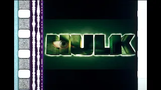 Hulk (2003), 35mm film trailer teaser, flat open matte, 4K trichromy