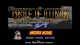 Castle of Illusion Starring Mickey Mouse (Sega Genesis Cartridge) (Analogue Mega SG) (Full Play)