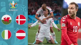 Дания - Уэльс: НЕВЕРОЯТНЫЕ | Италия - Австрия: БЕЗ ЭМОЦИЙ | Обзор матчей ЕВРО-2020