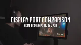 Display Port Comparison | HDMI, DisplayPort, DVI, VGA