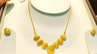 Tanishq Gold Necklace Collection _ Lightweight