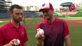 Behind the Seams: Max Scherzer demonstrates how he throws each of his pitches