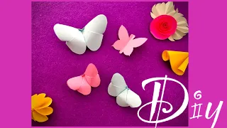 БАБОЧКИ ОРИГАМИ ДЛЯ НАЧИНАЮЩИХ.ORIGAM BUTTERFLIES FOR BEGINNERS