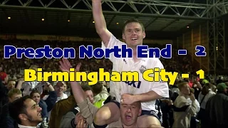 Preston North End vs Birmingham City Play-off Semi-final 2001