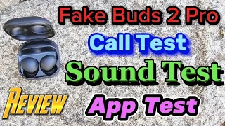 Galaxy Buds 2 Pro fake wireless stereo earphones review with sound test and call test - from Temu