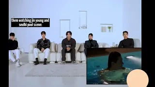 jongwoo reaction when he watched seulki and jinyoung pool scene
