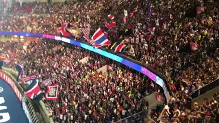 Ambiance Collectif Ultras Paris -  Parc des Princes - PSG/ASSE - 25/07/2017