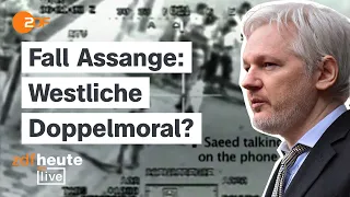 Entscheidende Anhörung: Wikileaks-Gründer Assange droht Auslieferung an die USA | ZDFheute live