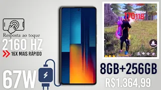 🌟Poco M6 Pro: Unboxing,Câmera,Antutu,Free Fire & teste de bateria