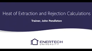 Heat of Extraction Rejection