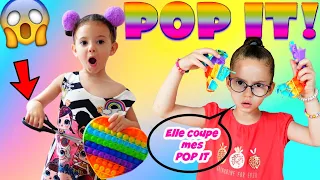 ELLE COUPE SES POP IT !!! DISPUTE et JALOUSIE entre SOEUR