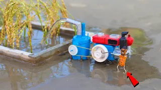 diy tractor diesel engine water pump science project | water pump | KeepVilla | Sun Farming