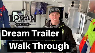 Snowmobile trailer: 2020 Logan Coach Rubicon LQ Walk Through w Justin Sheaff @ Jackson Hill Climb